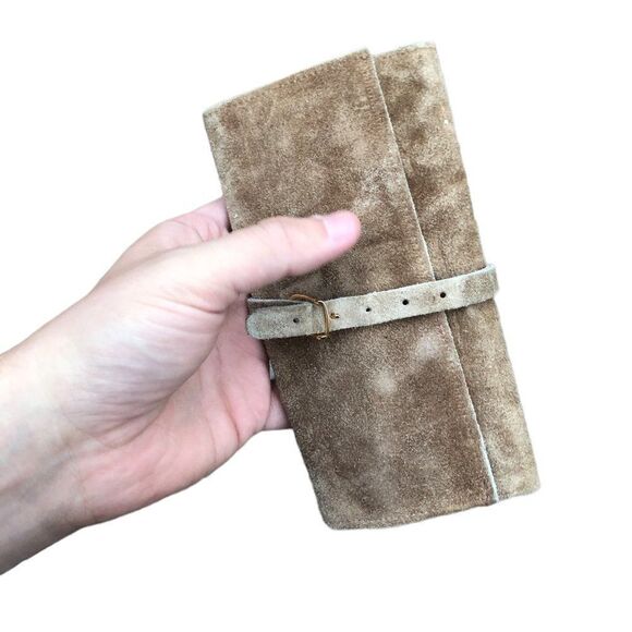 Vintage 1976 Bruxton Genuine Leather Wallet Brown - Picture 11 of 13